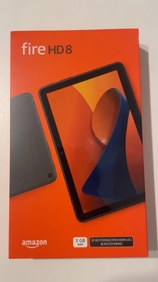  Fire HD 8 tablet (newest gen) 8" HD Display, 3 GB memory, 32 GB, with Ads Black - Image 1 of 3