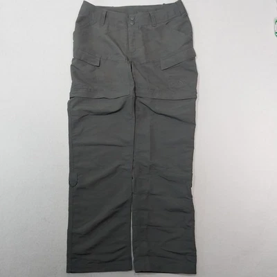 Pantalones convertibles The North Face Paramount Valley para mujer 6 gris asfalto con cremallera Foto 1 de 4