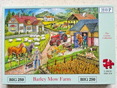 House of Puzzles BIG 250 Large-piece Deluxe Jigsaw Puzzle - "Barley Mow Farm" - Image 1 of 4