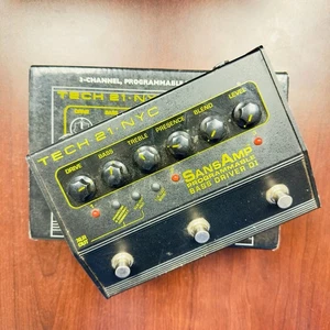 Tech 21 SansAmp Controlador de Bajo Programable Pedal de Efecto DI - Imagen 1 de 5