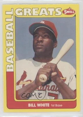1991 Swell Baseball Greats Bill White #96 - Image 1 of 2