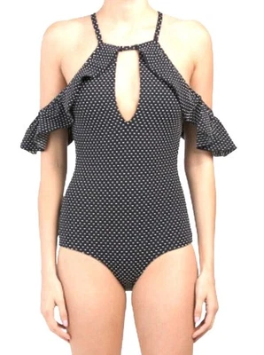 Nuevo con etiquetas Traje de baño Carter rojo negro con lunares blancos de una pieza XS Resort Cruise Vacay Foto 1 de 4