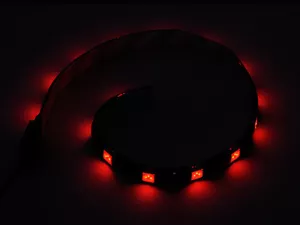 Silverstone SST-LS01R (rot) 300 mm 15 LED Kunststoffstreifen Computerleuchten - Bild 1 von 2