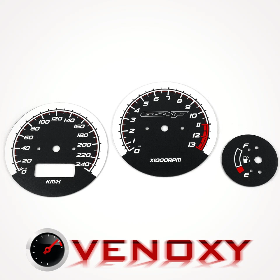 Velocímetro velocímetro Suzuki GSX 600 F Katana 1998-2004 NEGRO Foto 1 de 1