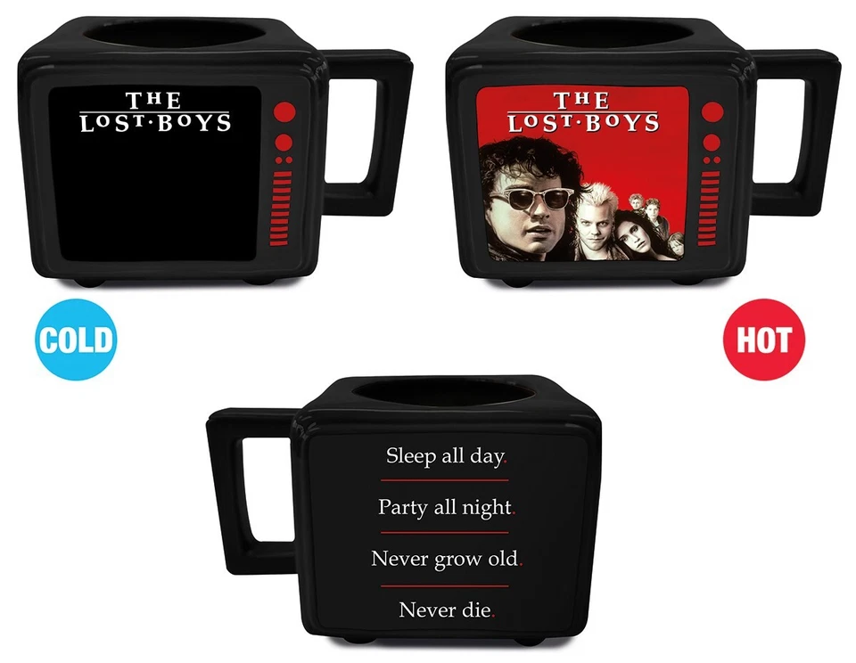 PYRAMID THE LOST BOYS HEAT CHANGE MUG 17oz COLOUR CHANGE CUP TEA COFFEE