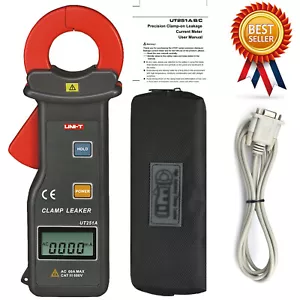 UNI-T UT251A RS-232 10000Count Leakage Current Clamp Meter 0.001mA-60A Data H # - Picture 1 of 8