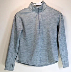 Nike Running grau Mädchen Langarm Half Zip Shirt Medium - Bild 1 von 13