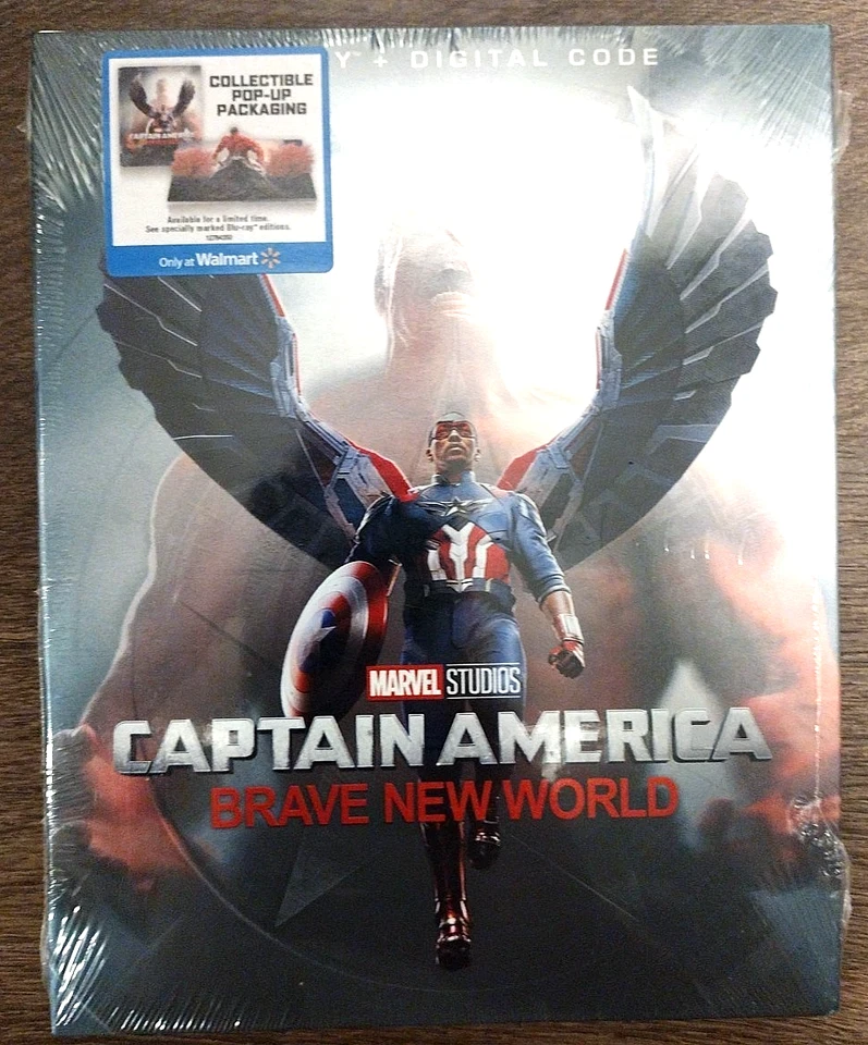 Captain America Brave New World O-Sleeve (BLU-RAY + DIGITAL) POPO-UP  PACKAGING - Image 1 of 1