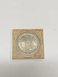 1 Silver Mexico Un Peso Coin 1940 .720 Silver (GS) - Picture 1 of 2