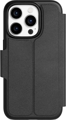 Tech21 IPHONE 15 Pro Evolite 3 Karte Fächer Etui Folio Stand Handyhülle - - Bild 1 von 4