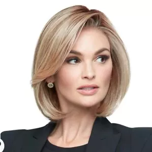 Raquel Welch RL19/23SS Biscuit Wig Heat Friendly Synthetic Lace Front Chin Lengt - Picture 1 of 9