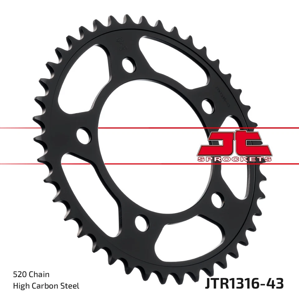 JT 2014-2015 CTX700N Honda REAR SPROCKET STEEL 43T-520 HON JTR1316.43 - Изображение 1 из 1