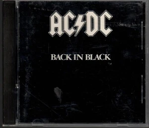 AC/DC Back in Black Audio CD 1980 Atco Records Free Shipping - Picture 1 of 3