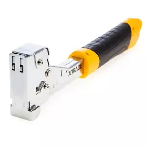 XTRADE Hammertacker Pro Teppich Polstertacker Tacker 6-14 mm X0900209 - Bild 1 von 5