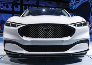 Fits Ford Mach-E Mustang Grille Vehicle Graphic Diamonds US Wrap Grid Metal Mesh - Picture 1 of 1