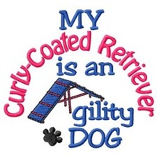 My Curly-Coated Retriever is An Agility Dog Long-Sleeved T-Shirt Dc1888L