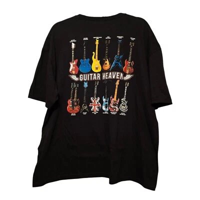 Camiseta Gráfica Guitar Heaven Gildan 2XL Colorida Rock Metal Retro Gutaristas Foto 1 de 4