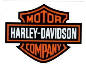 Harley Davidson vinyl sticker | Select Size | Outdoor Durable | bar and shield - Picture 1 of 15