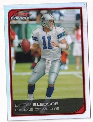 2006 Bowman Chrome Refractors #188 Drew Bledsoe - Image 1 of 4