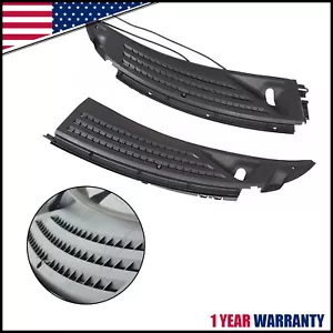 Windshield Wiper Cowl Panel Grille Set w/ Seals Right & Left For Ford F150 09-14 - Picture 1 of 8