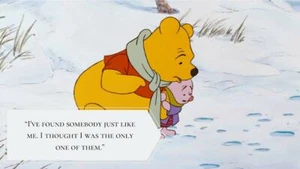 Winnie the Pooh Quote refrigerator magnet 3 1/2 X 4 3/4 " - Picture 1 of 1