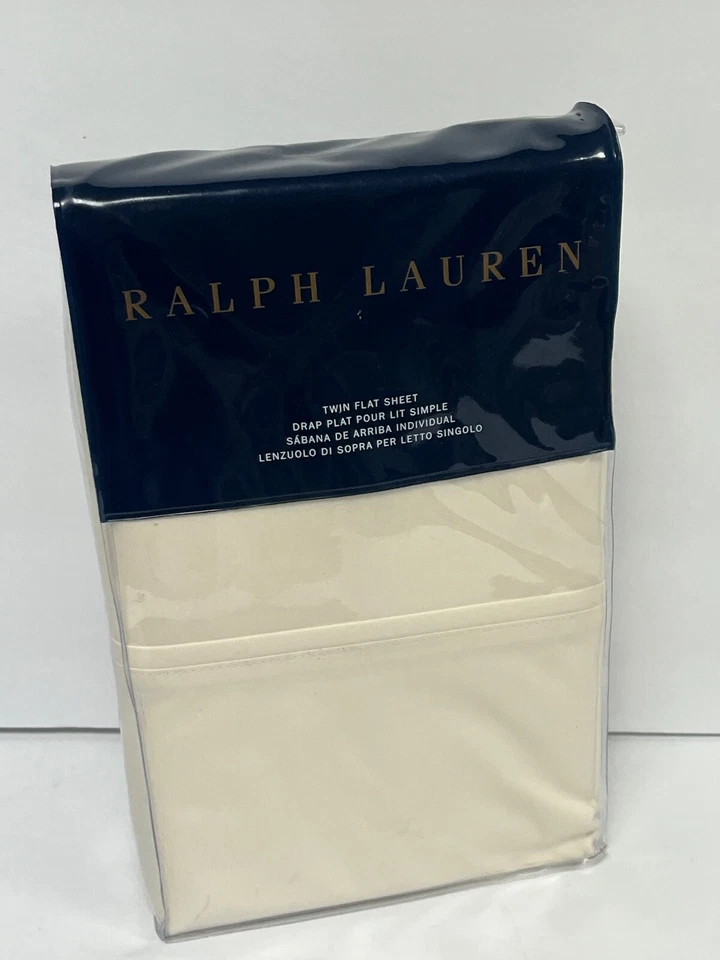 Ralph Lauren Home Cream Percale Sheeting
