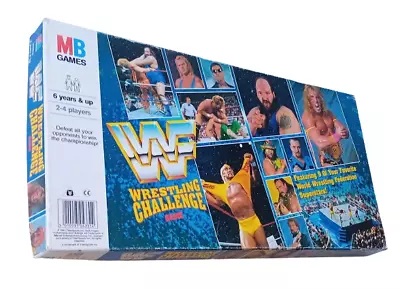 WWF Wrestling Challenge Board Game 1991 Titan Sports Games ~ 2-4 Player Game - Image 1 of 4