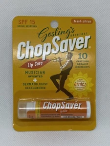 ChopSaver Gold Lip Care SPF 15 Fresh Citrus, Arnica Sunflower Extract - Picture 1 of 2