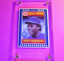 1987 Burger King MSA All-Pro 2nd Series #9 Rickey Henderson Yankees, Rare