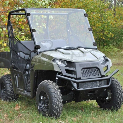 UTV SXS Full Windshield For Polaris Ranger 500 Midsize Crew 2010 2011 2012 2013 Foto 1 de 4