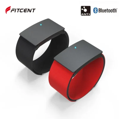 FITCENT Bluetooth  Ant+  Rechargable Heart Rate/Blood 0xygen Monitor Armband - Image 1 of 4