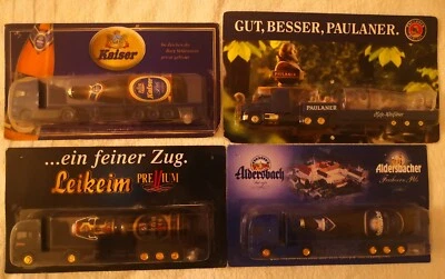 Mini Lotto 4 Modellini di Camion di Birre - Immagine 1 di 4