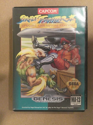 Street Fighter II' 2: Special Champion Edition (Sega Genesis, 1993) Cart & Box - Image 1 of 4