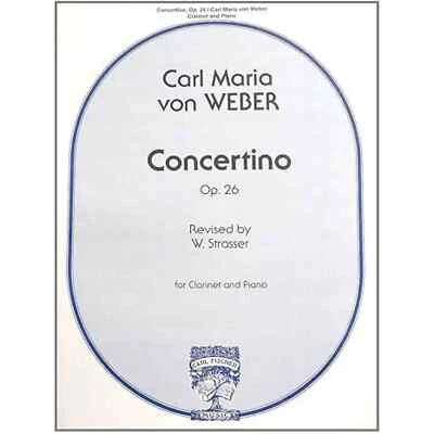 Concertino, Opus 26, Clarinet Solo, Piano - Image 1 of 2