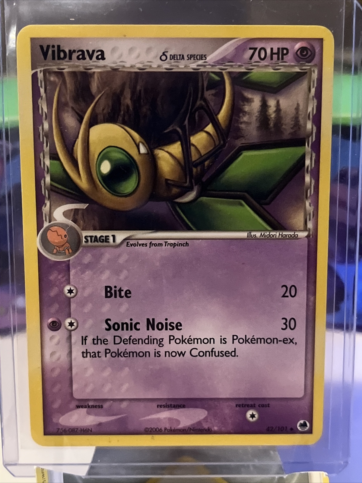 Vibrava δ 42/101 - Dragon Frontiers - Uncommon - Pokemon Card TCG LP