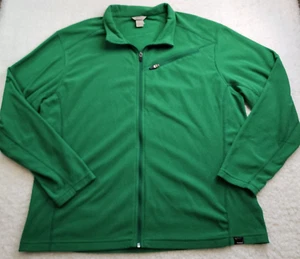 Duluth Trading Co Full Zip Knit Active Wear Jacket Mens 2XL Kelly Green Pockets - Picture 1 of 8