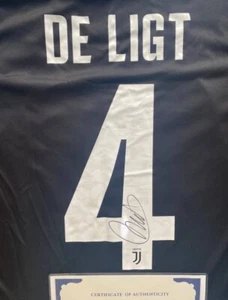 Juventus Matthijs de Ligt Autographed COA Jersey - Picture 1 of 3