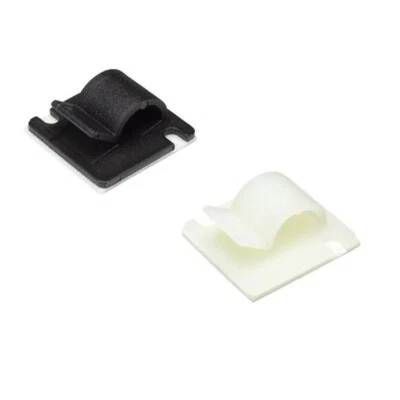 Cable Holder Self-Adhesive Cable Organiser Cable Clips Wire Tie Cable Clamp(100) - Image 1 of 4