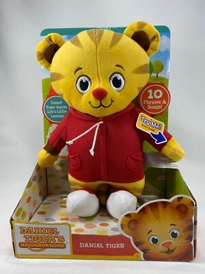 Figura de peluche Daniel Tiger parlante personaje coleccionable juguete de peluche Foto 1 de 4