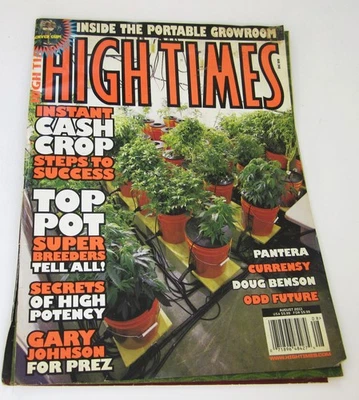 High Times Magazine August 2011  Very Good 4.5 Marijuana CASH CROP Foto 1 de 2
