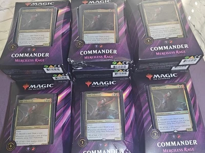 Magic the Gathering Commander 2019 'Merciless Rage' Brand New Sealed - Image 1 of 2