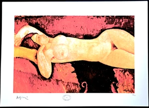 Amedeo Modigliani -Der liegende Akt - 70x50 cm Limitiert 65/250 - Picture 1 of 4