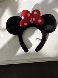 Disney Minnie Mouse Ears Red & White Bow Mini Headband Tokyo Disney Resorts - Picture 1 of 3