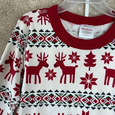 Рождественский пижамный набор Hanna Andersson пижамы размер 12 150 см брюки с длинным рукавом - Изображение 1 из 4