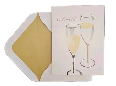 Boda de papiro 💍 o tarjeta de aniversario 🥂 "deseos cálidos para la feliz pareja..."  Foto 1 de 4