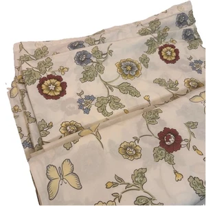 "Funda nórdica botánica LL Bean Queen floral 100 % algodón 86 X 94"" botón usada en excelente estado" - Imagen 1 de 6
