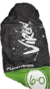 Flysurfer Kiteboarding Viron2 6.0m Green Black Orange 3f - Picture 1 of 13