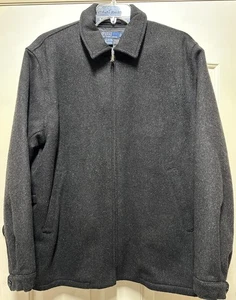 Vintage Polo Ralph Lauren Wool Jacket Coat Men’s Large Full Zip - Picture 1 of 14