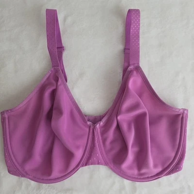 Wacoal 36DDD Bra Purple Back Appeal Minimizer 857303 Underwire Back Closure - Image 1 of 3