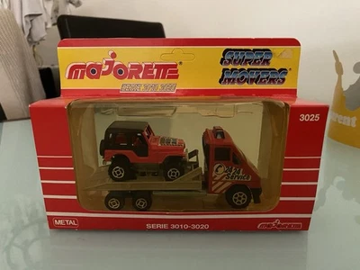 Jouet ancien Renault Master dépanneuse + Jeep Renegade Majorette 3025 - Photo 1/2